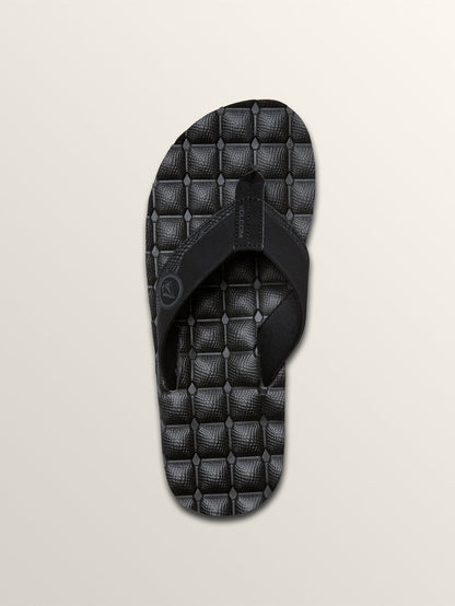 Recliner Sandals - Black Destructo