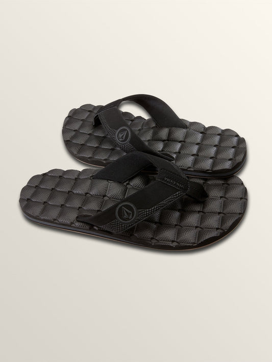 Recliner Sandals - Black Destructo