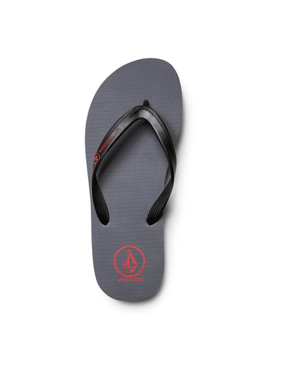 Rocker Solid Sandals - Black Top