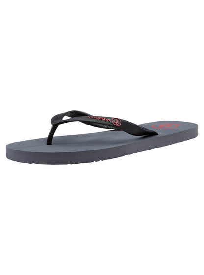 Rocker Solid Sandals - Black Top
