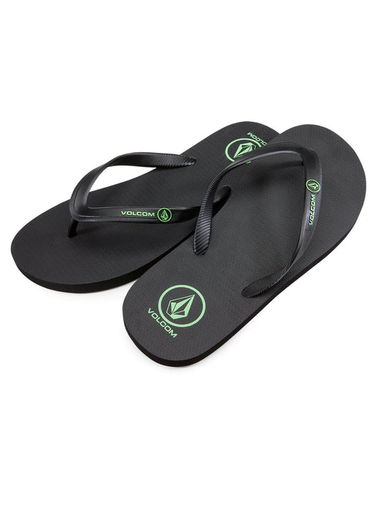 Rocker Solid Sandals - Poison Green