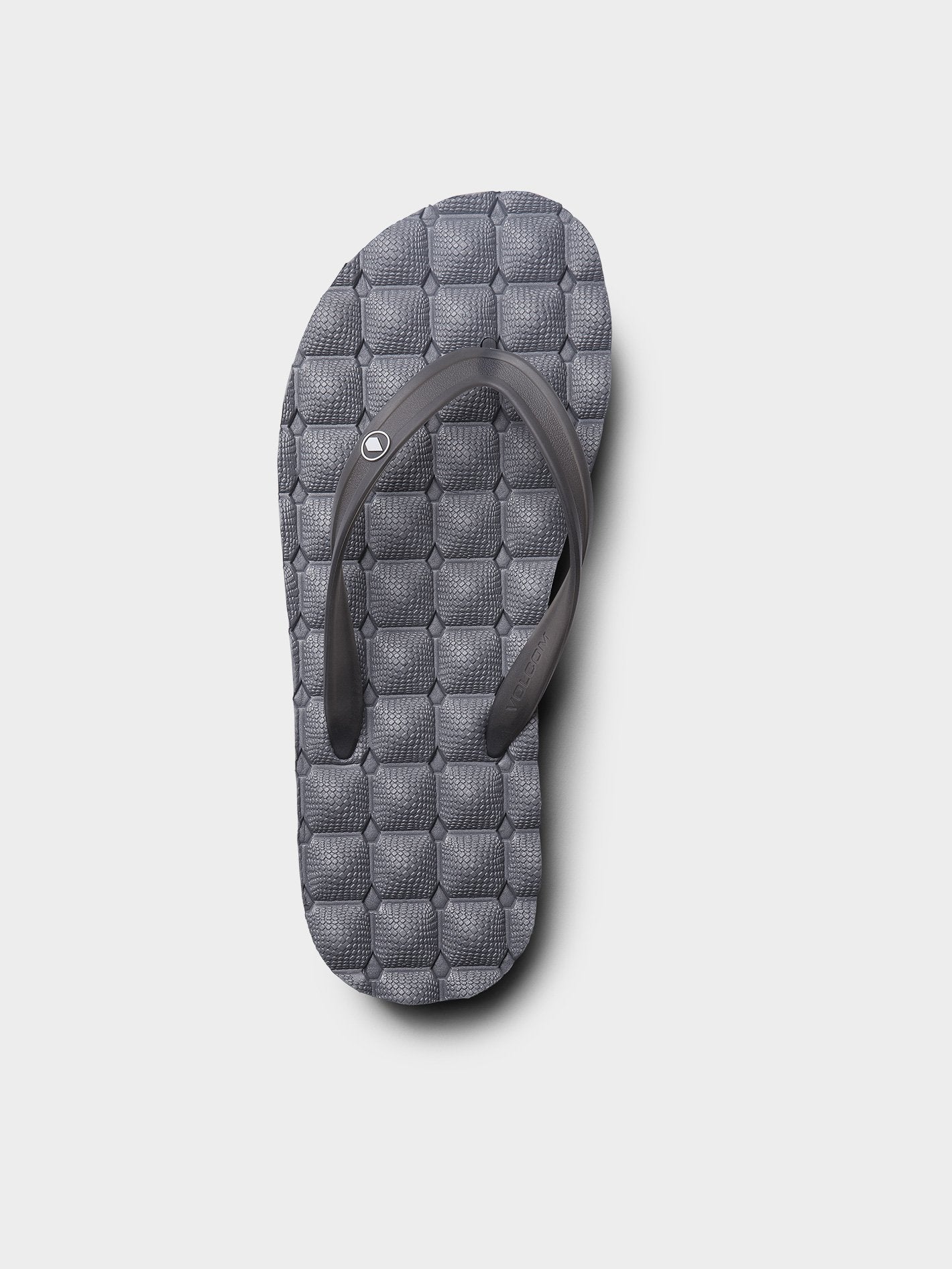 Recliner Rubber 2 Sandals - Black Grey