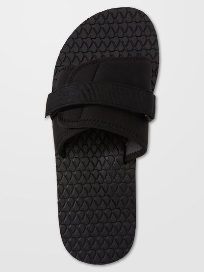 Eco Recliner Slide Sandals - BLACK GREY
