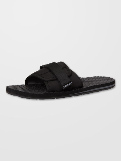 Eco Recliner Slide Sandals - BLACK GREY