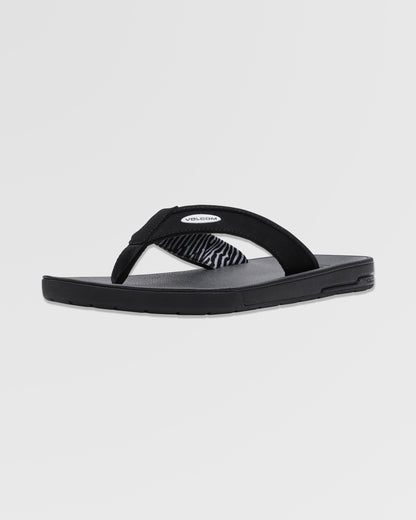 Jack Robinson Sandals - BLACK WHITE