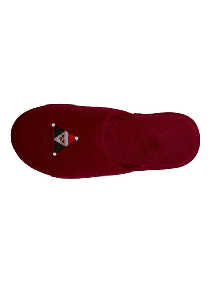 SANTASTONE COZY SLIPPER - DEEP RED