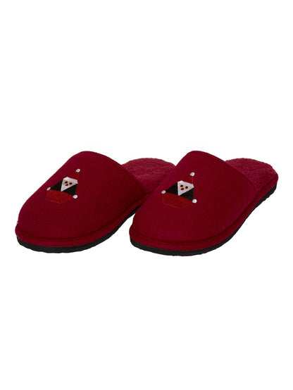 SANTASTONE COZY SLIPPER - DEEP RED