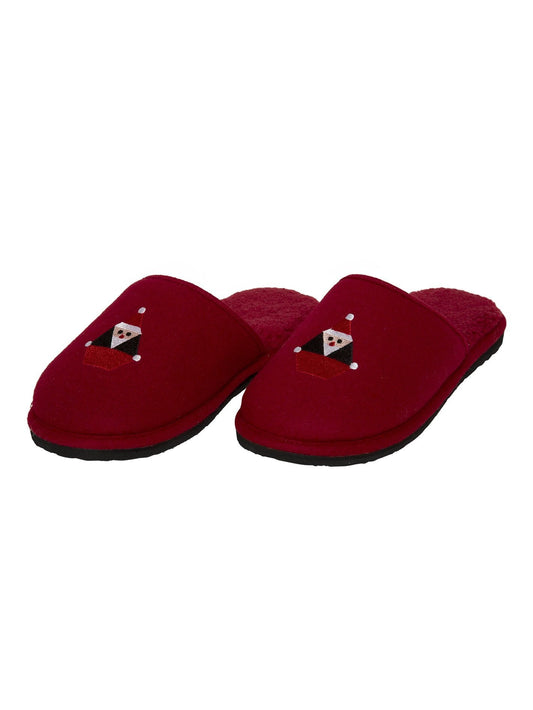 SANTASTONE COZY SLIPPER - DEEP RED