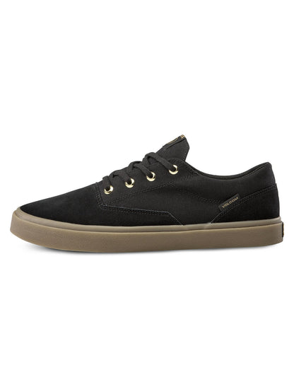 Draw Lo Suede Shoe - BLACK OUT