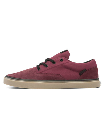 Draw Lo Suede Shoes - Burgundy