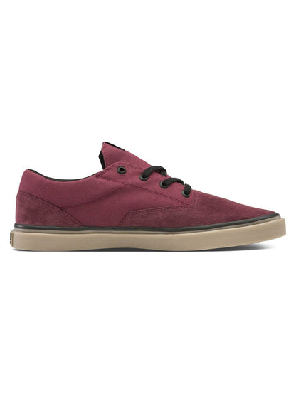 Draw Lo Suede Shoes - Burgundy