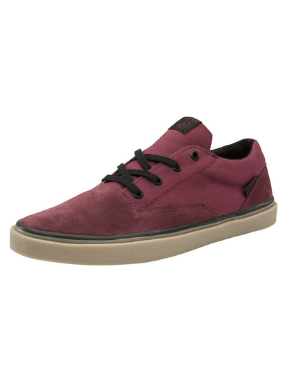 Draw Lo Suede Shoes - Burgundy