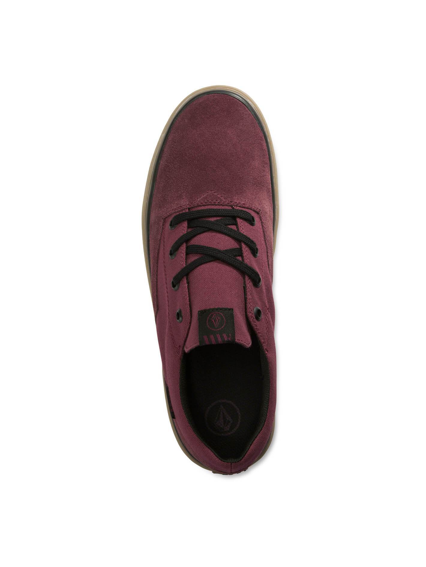 Draw Lo Suede Shoes - Burgundy