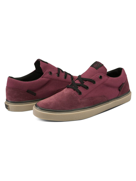 Draw Lo Suede Shoes - Burgundy