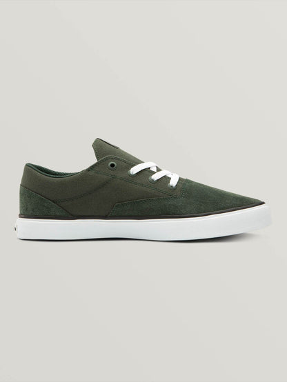 Draw Lo Suede Shoe - Faded Army