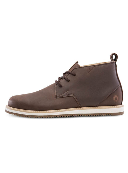 Del Coasta Leather Shoe - Coffee
