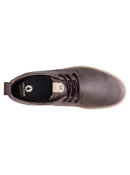 Del Coasta Leather Shoe - Coffee