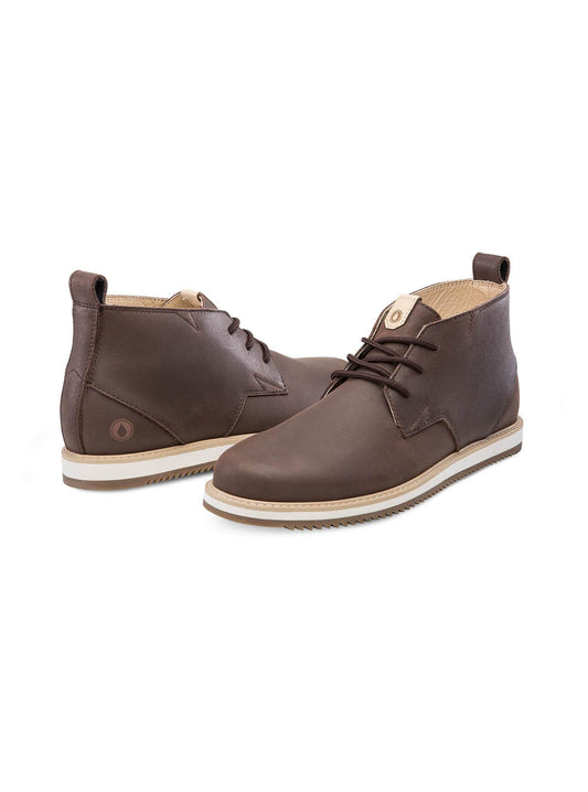 Del Coasta Leather Shoe - Coffee