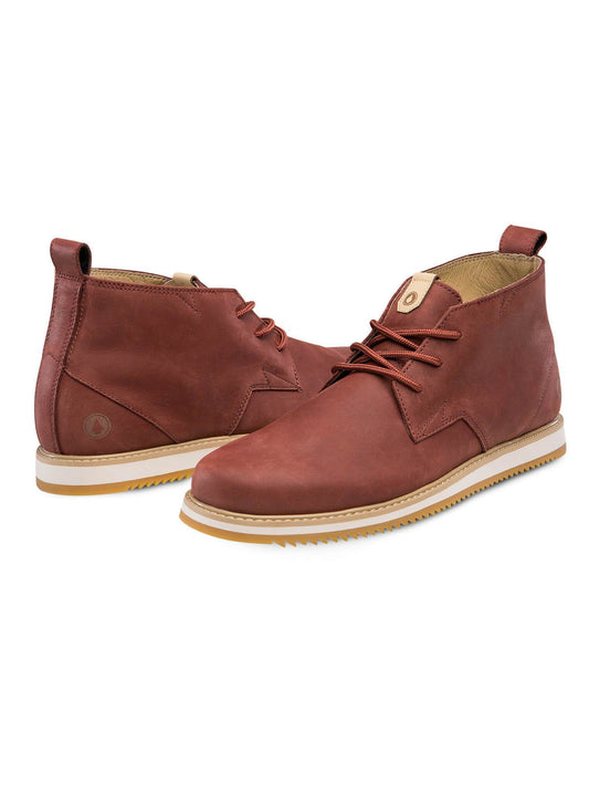Del Coasta Leather Shoe - Rust