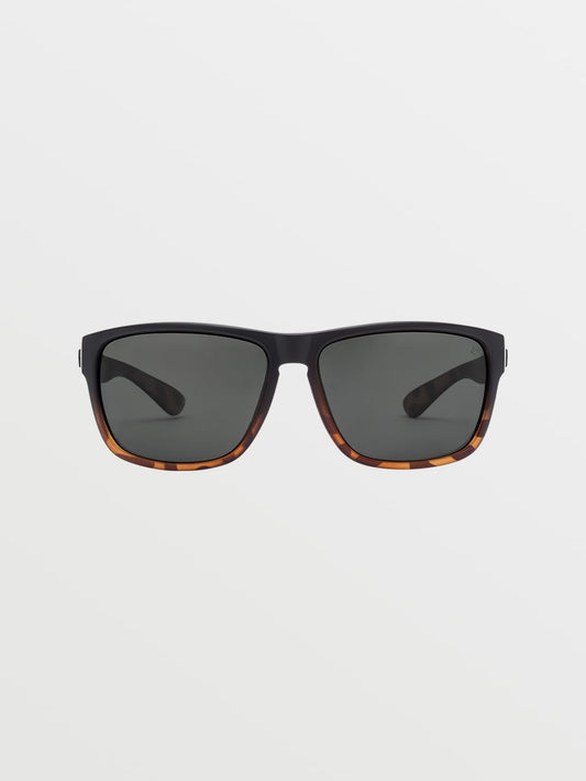 Baloney Matte Darkside Sunglasses (Gray Polar Lens) - GRAY POLAR