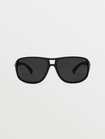 Stoke Matte Black Sunglasses (Gray Polar Lens) - GRAY POLAR