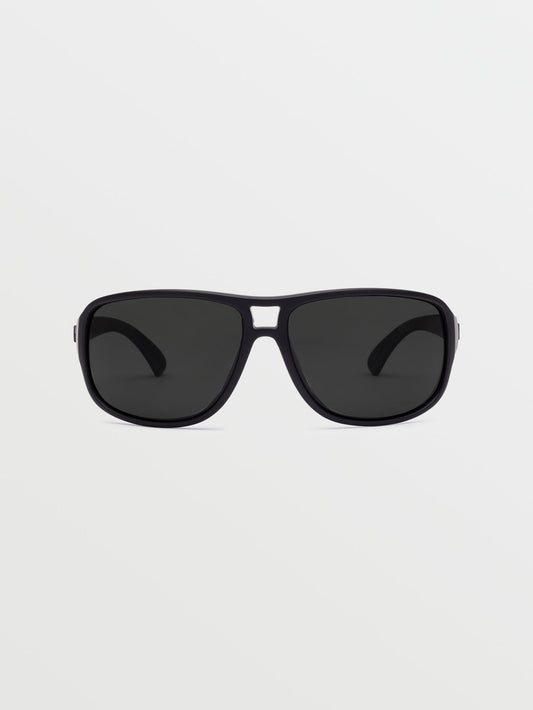 Stoke Matte Black Sunglasses (Gray Polar Lens) - GRAY POLAR