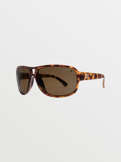 Stoke Matte Tort Sunglasses (Bronze Polar Lens) - BRONZE POLAR