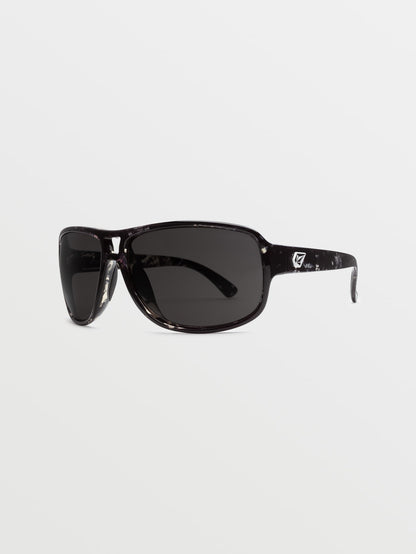 Stoke Gloss Charcoal Tort Sunglasses (Gray Lens) - CHARCOAL