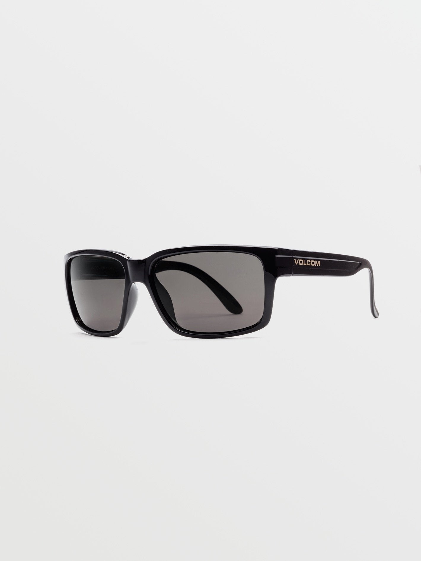 Stoneage Gloss Black Sunglasses (Gray Polar Lens) - GRAY POLAR