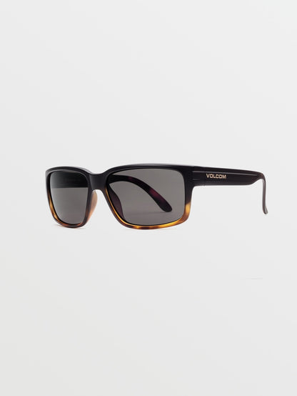 Stoneage Matte Darkside Sunglasses (Gray Polar Lens) - GRAY POLAR
