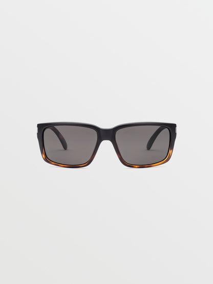 Stoneage Matte Darkside Sunglasses (Gray Polar Lens) - GRAY POLAR