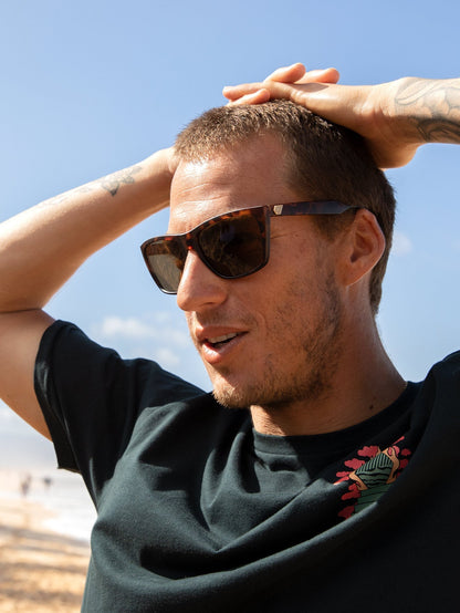 Palm Matte Tort Sunglasses (Bronze Lens) - BRONZE