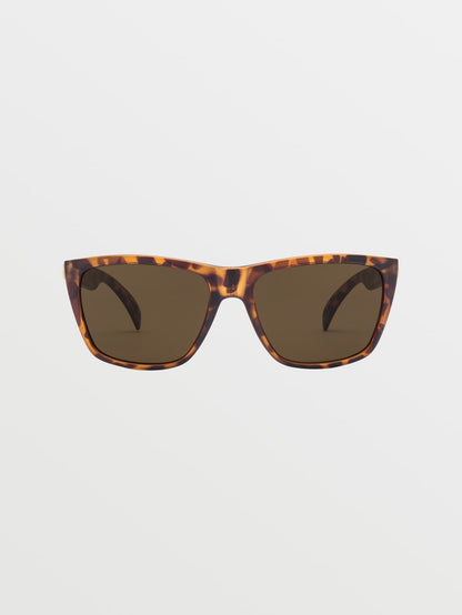 Palm Matte Tort Sunglasses (Bronze Lens) - BRONZE