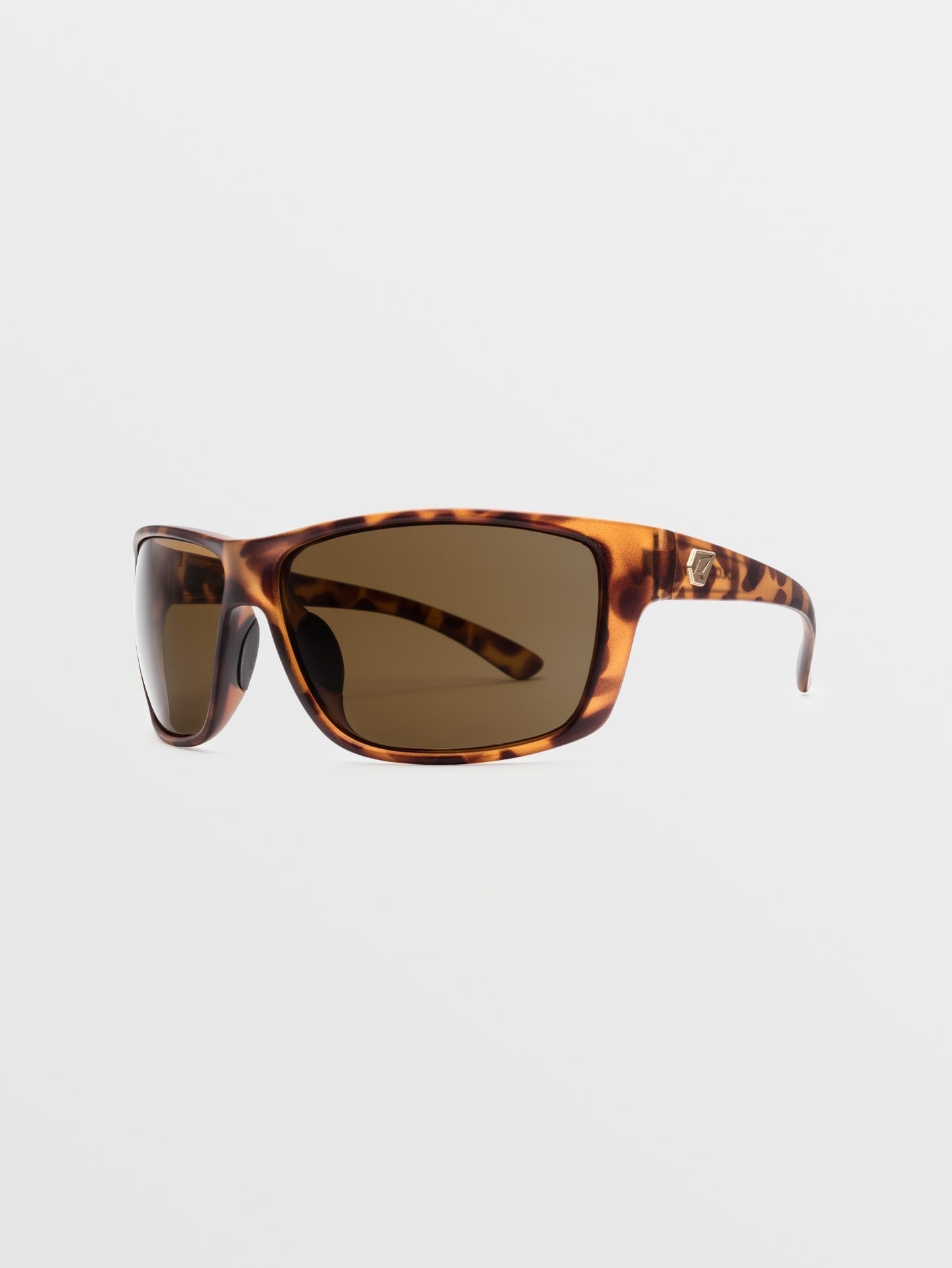 Roll Matte Tort Sunglasses (Bronze Lens) - BRONZE