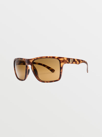 Trick Matte Tort Sunglasses (Bronze Lens) - BRONZE