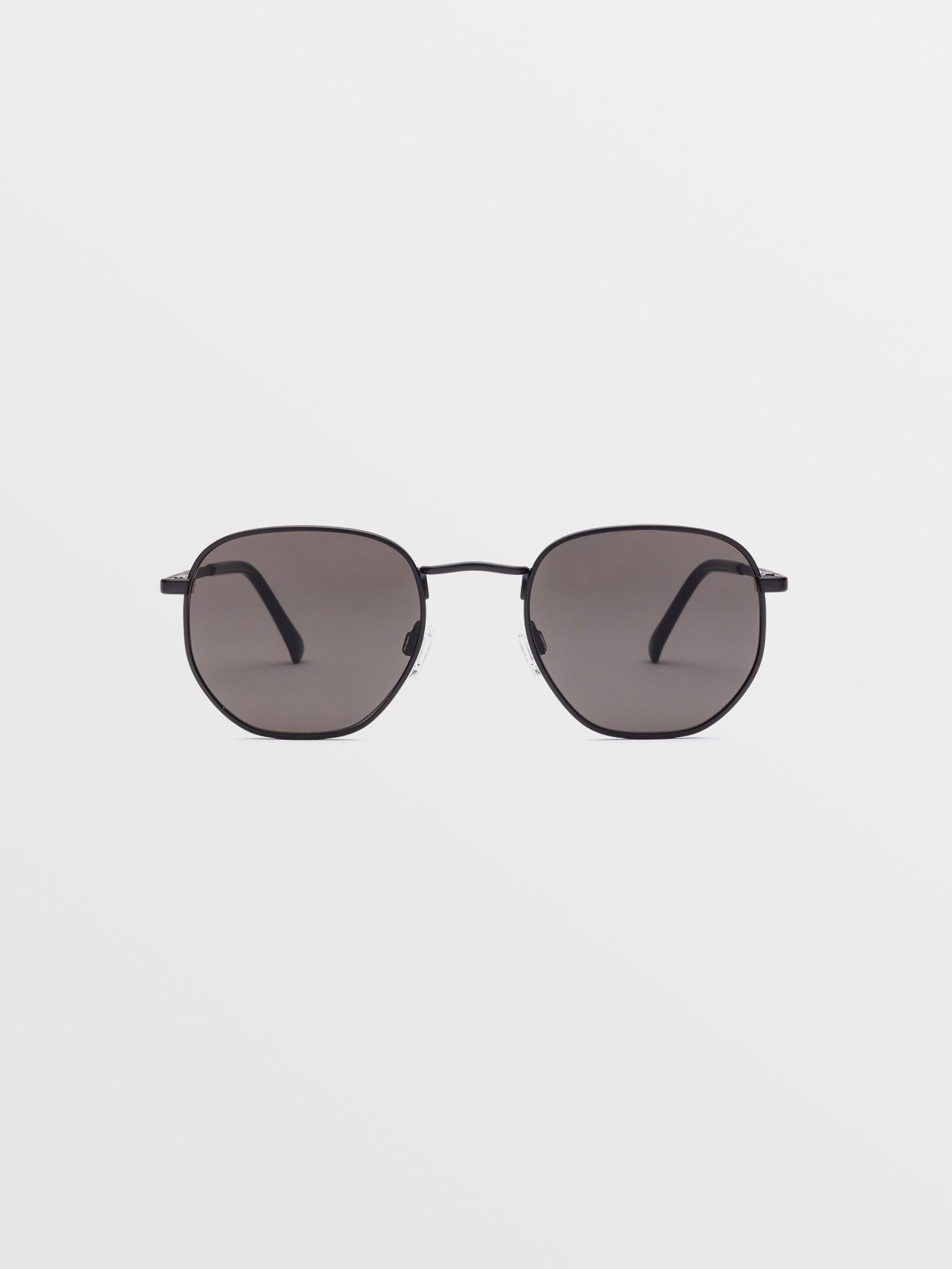 Happening Matte Black Sunglasses (Gray Lens) - GRAY