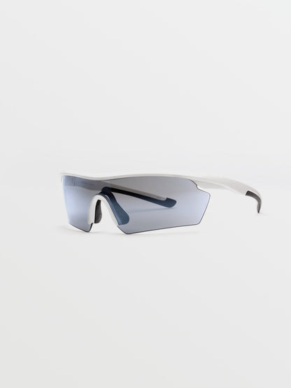 Download Gloss White Mirror Sunglasses (Platinium Lens)- GLOSS WHITE
