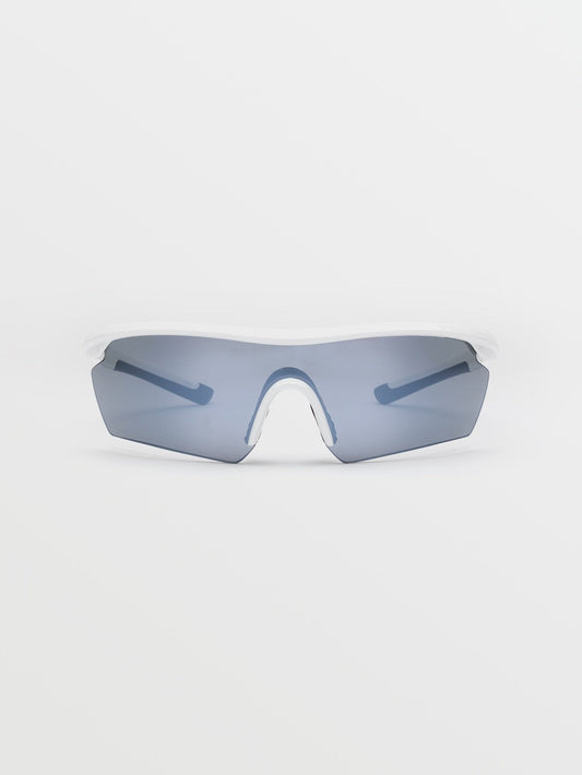Download Gloss White Mirror Sunglasses (Platinium Lens)- GLOSS WHITE