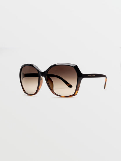 Psych Gloss Darkside Sunglasses (Bronze Fade Polar Lens) - BRONZE FADE POLAR