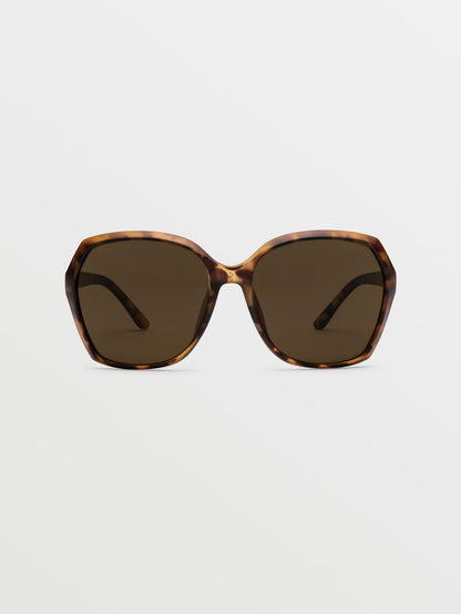 Psychic Matte Tort Sunglasses (Bronze Lens) - BRONZE