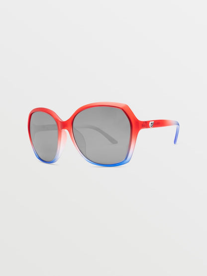 Psychic Stars&Stripes Sunglasses (Silver Mirror Lens) - STORMY SEA