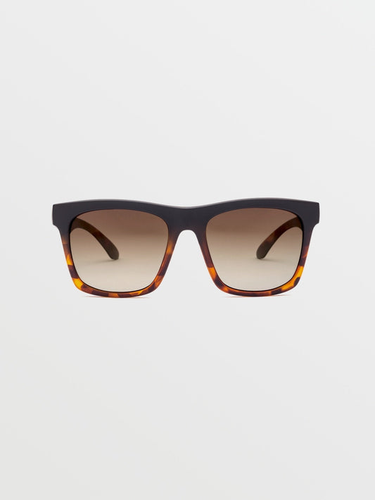 Jewel Matte Darkside Sunglasses (Bronze Fade Polar Lens) - BRONZE FADE POLAR