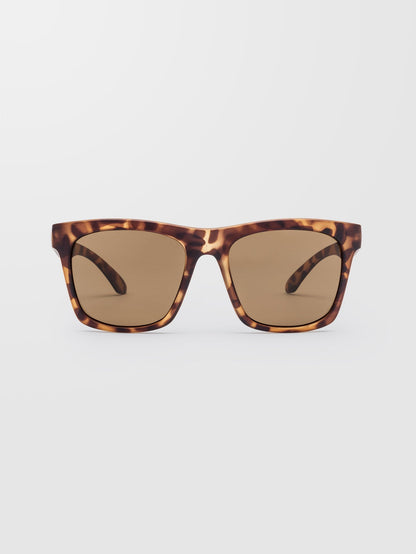 Jewel Matte Tort Sunglasses (Bronze Lens) - BRONZE