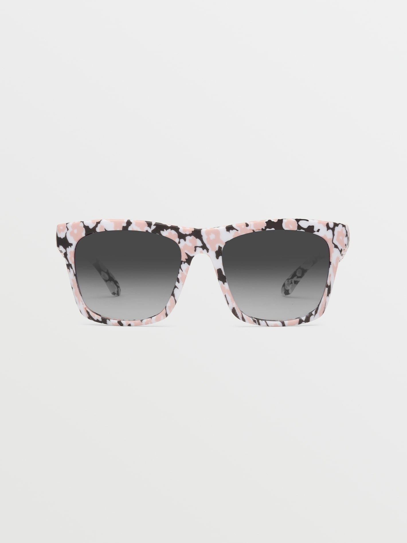 Jewel What's Poppin Sunglasses (Gray Gradient Lens) - WHITE PRINT