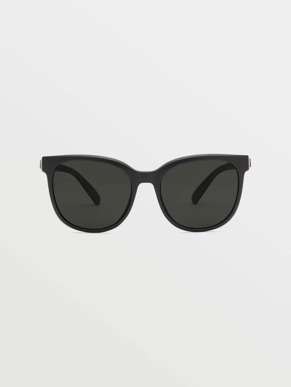 Garden Matte Black Sunglasses (Gray Polar Lens) - GRAY POLAR