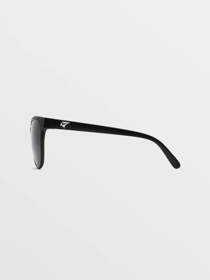Garden Matte Black Sunglasses (Gray Polar Lens) - GRAY POLAR