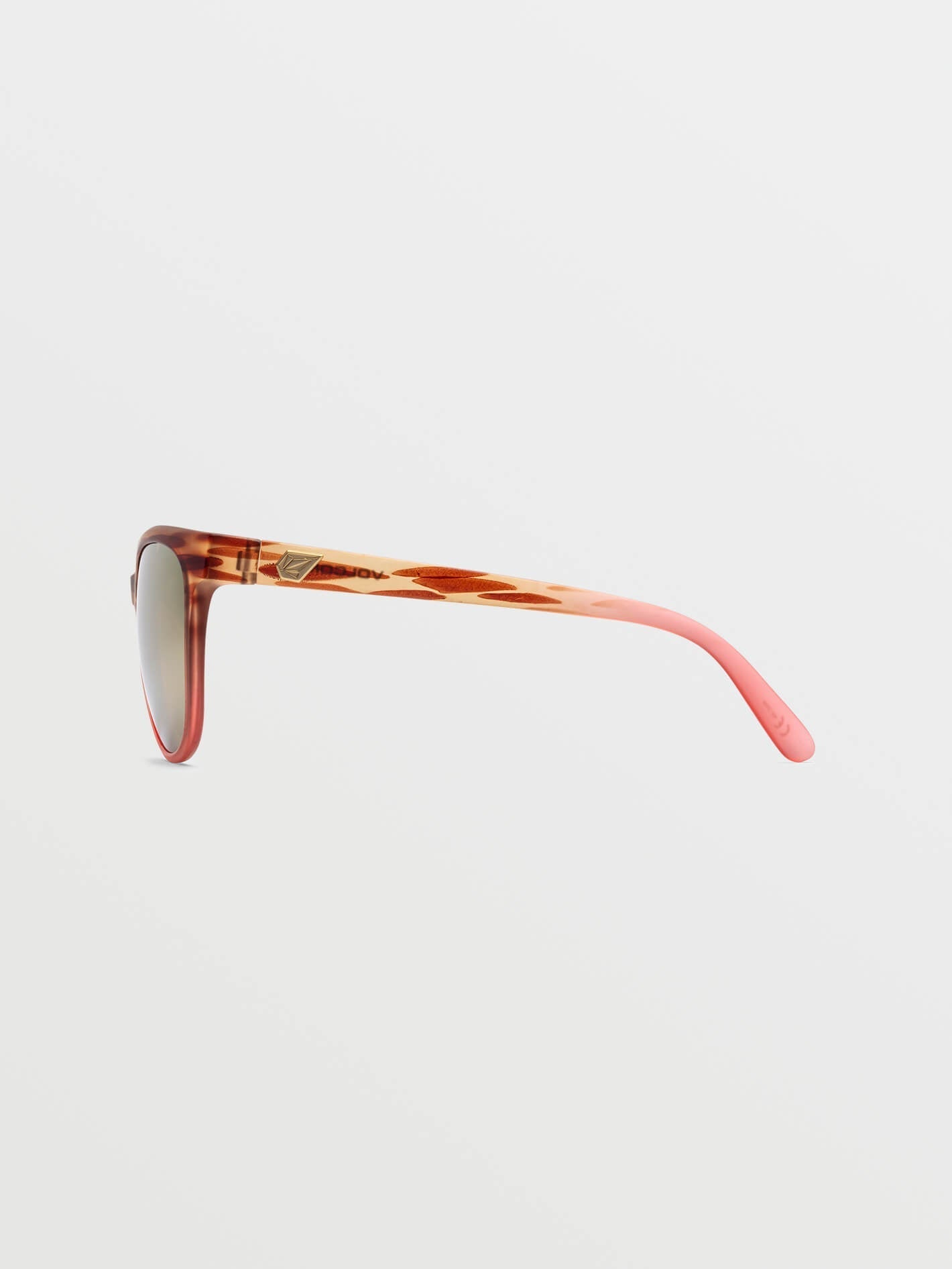 Garden Gloss Pink Tort Sunglasses (Bronze Champagne Lens) - BRONZE CHAMPAGNE CHROME