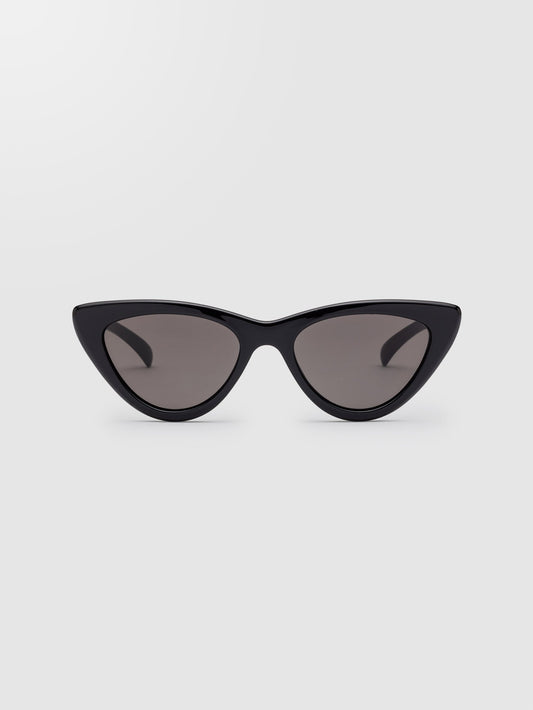 Knife Gloss Black Sunglasses (Gray Lens) - GRAY