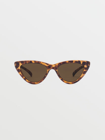 Knife Matte Tort Sunglasses (Bronze Lens) - BRONZE