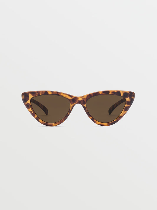 Knife Matte Tort Sunglasses (Bronze Lens) - BRONZE